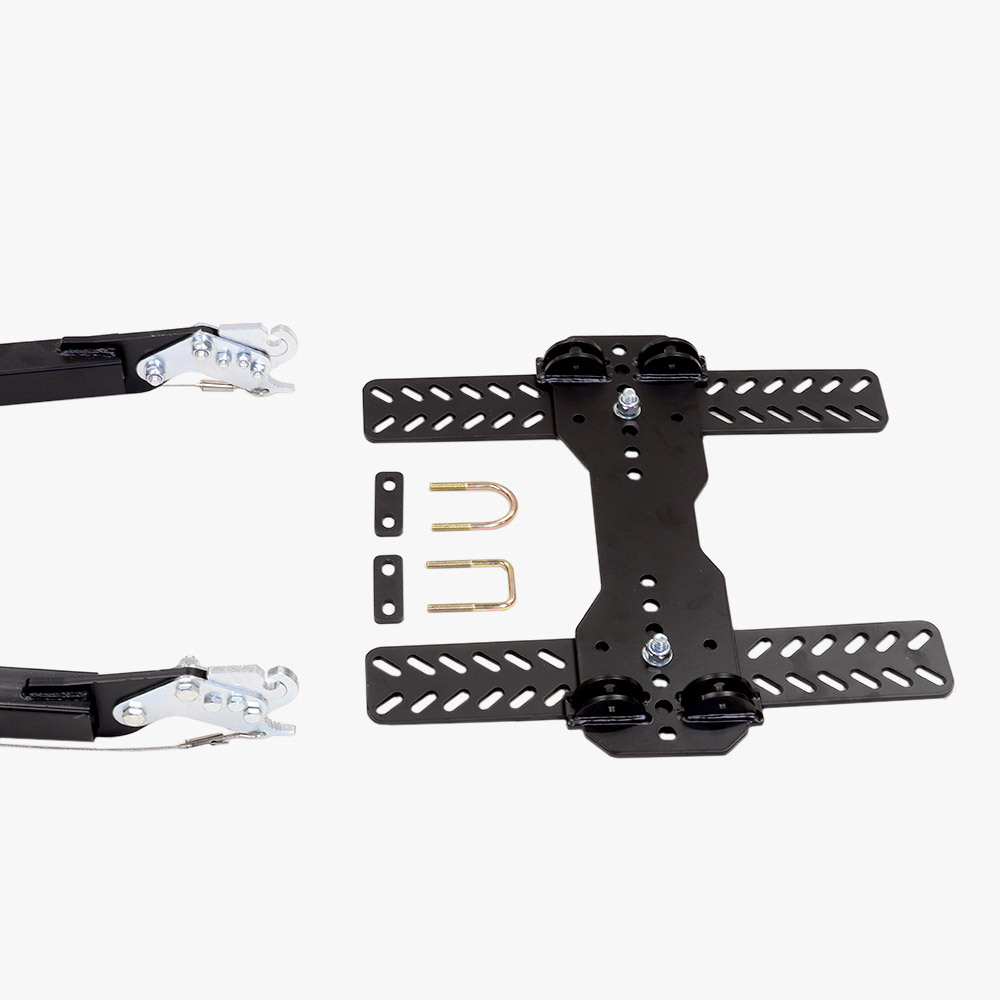 Plogpaket ATV EasyOn 150 cm inkl handtagsvärmare, Komplett plogpaket med fäste som passar alla fyrhjulingar inkl handtagsvärmare  3