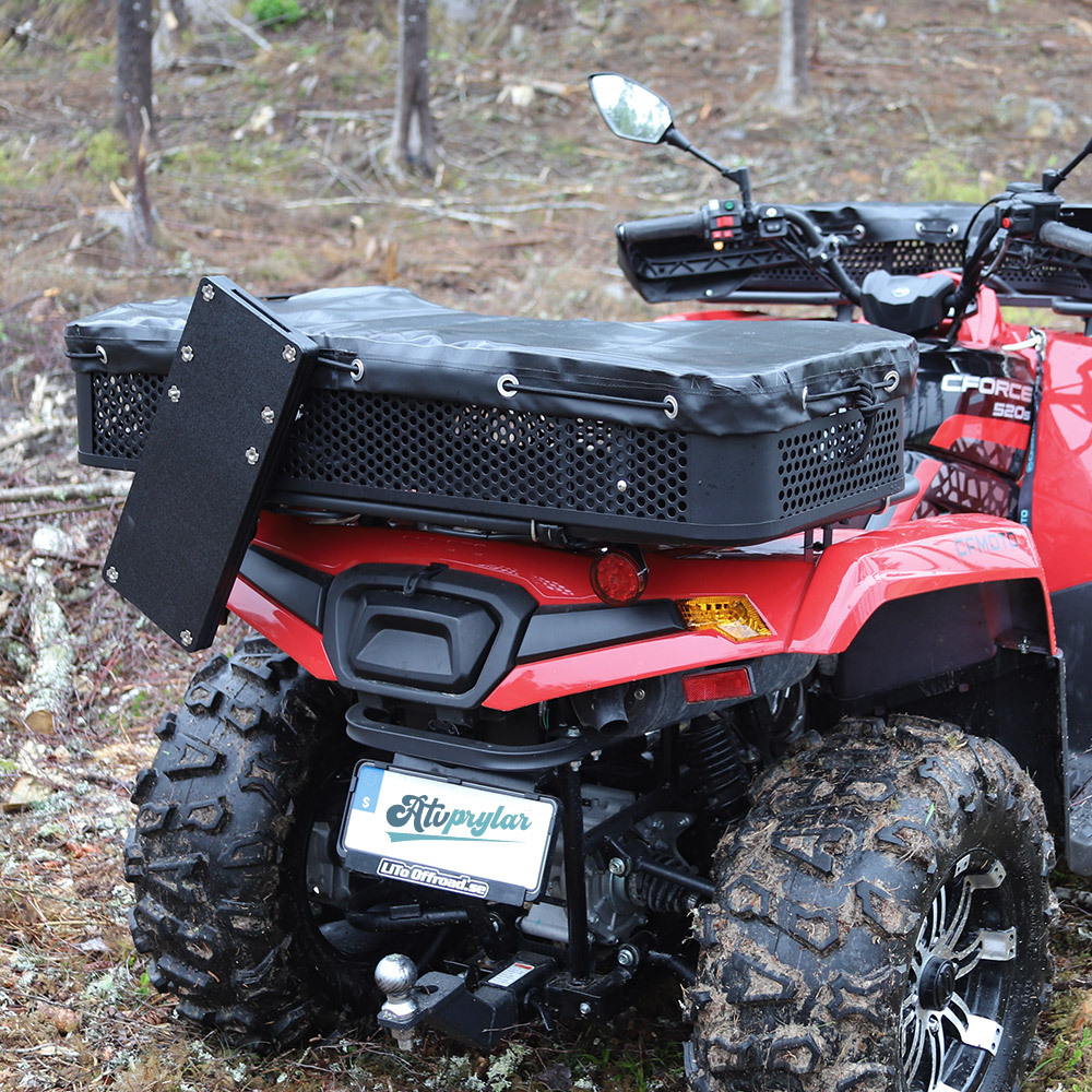 Kapell till rektangulär korg, Tillverkat i kraftig, svart PVC-duk  1