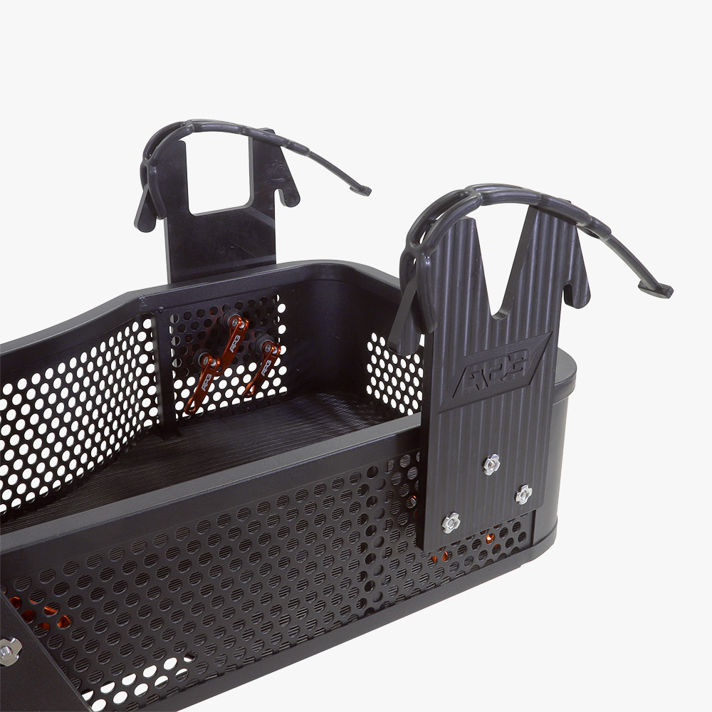 Röjsågsfäste till APG korgar, Enkel montering på APG korgar  1