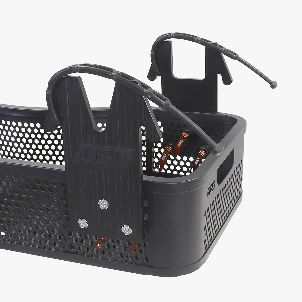 Röjsågsfäste till APG korgar, Enkel montering på APG korgar  2