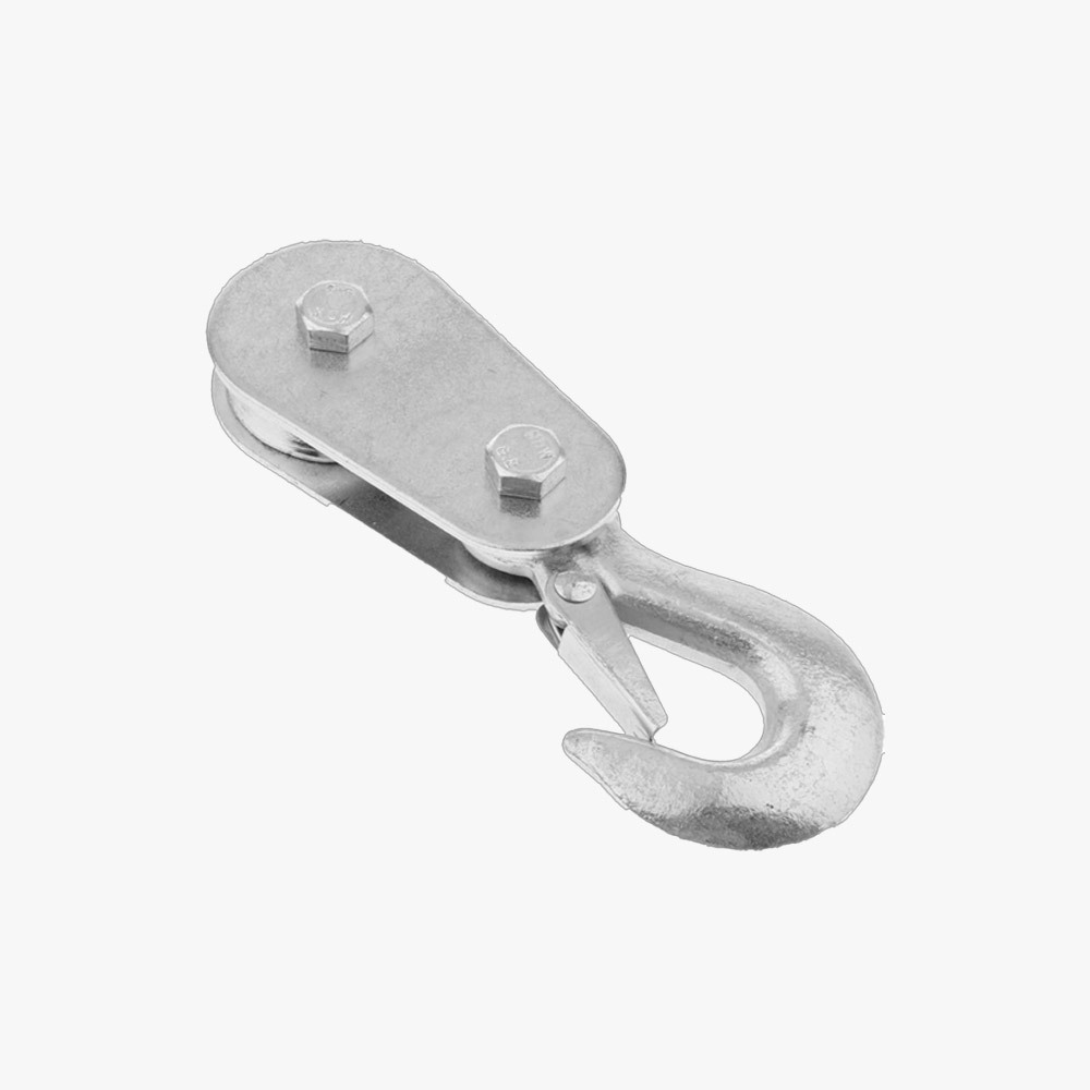 Brytblock med krok 2 ton, Passar bra som brytblock till plog 