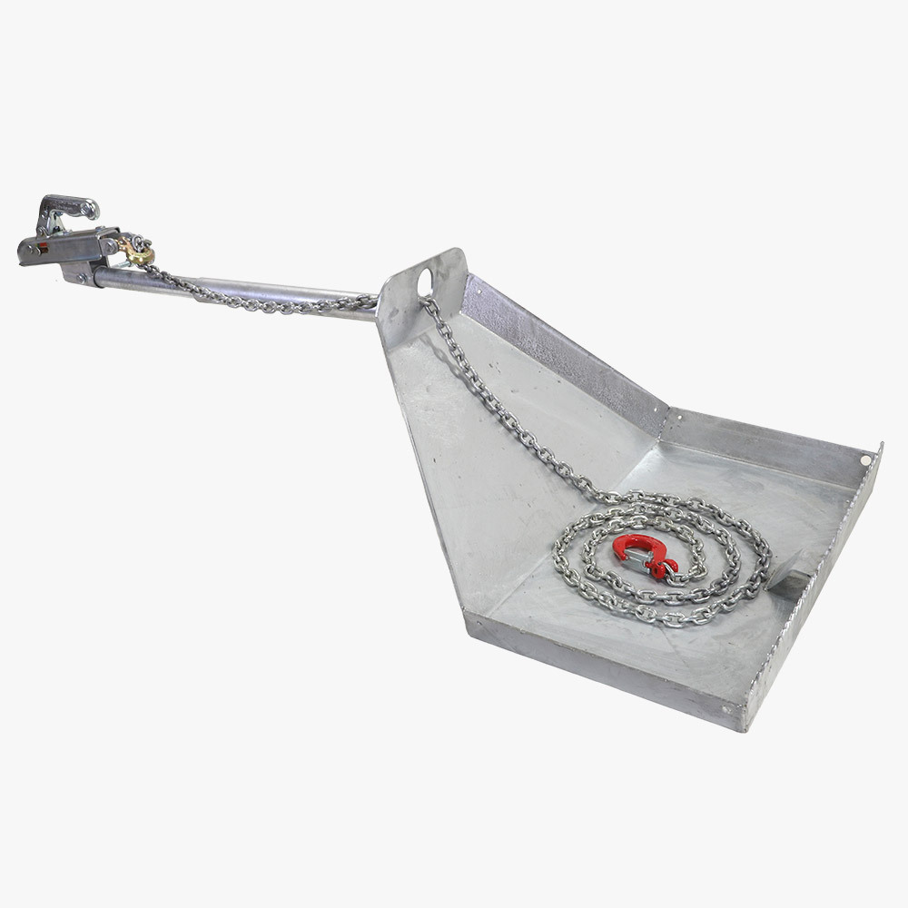 Lunningspulka ATV, Kraftig konstruktion i 5 mm galvaniserat stål 