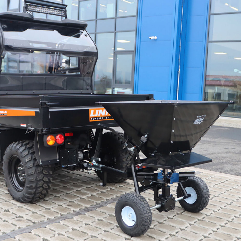 Spridare ATV 160 kg, Bogserad gödselspridare & sandspridare  1