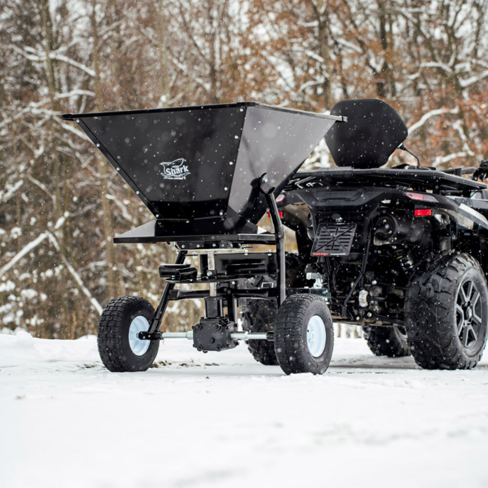 Spridare ATV 160 kg, Bogserad gödselspridare & sandspridare  3
