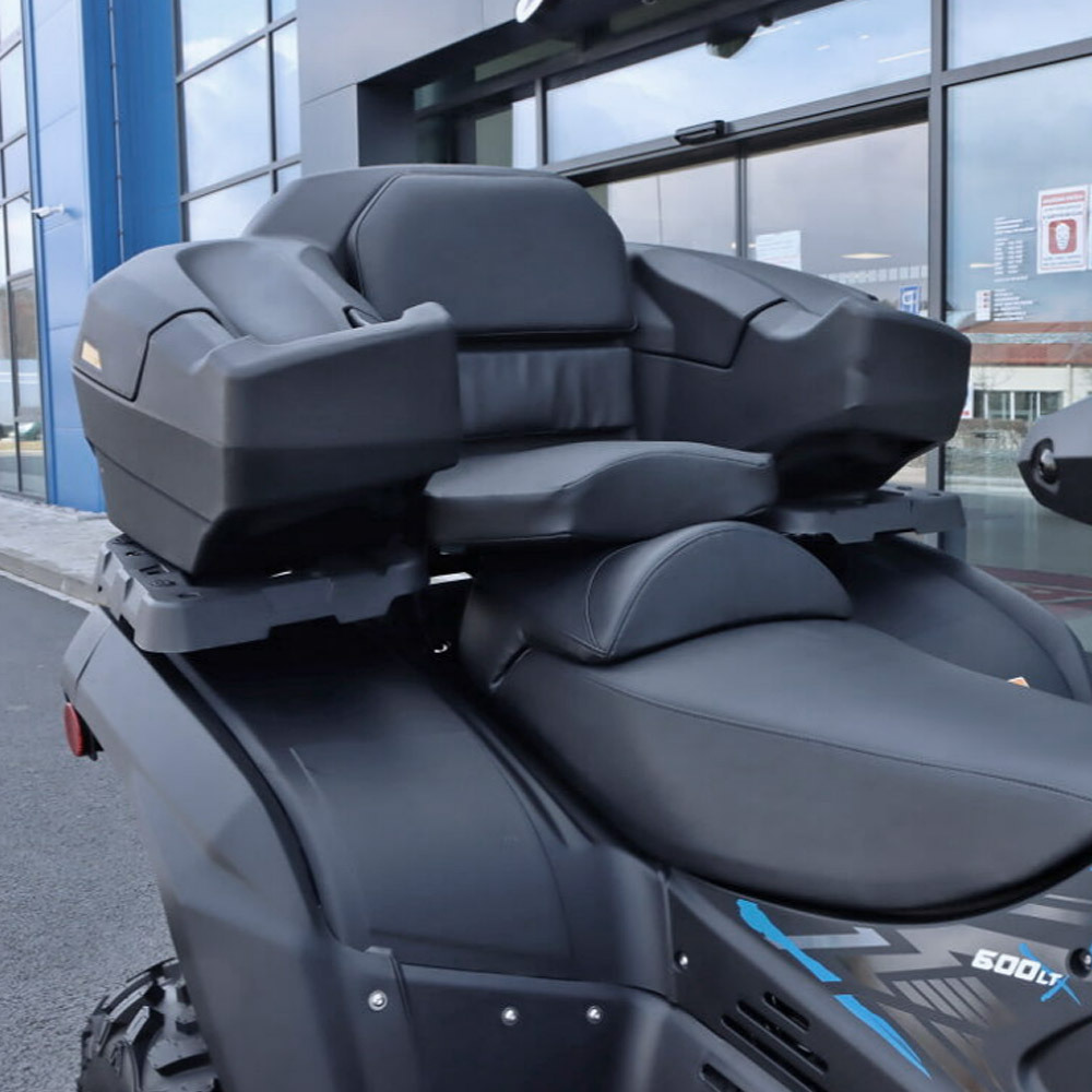 Bakbox ATV med sits 75L – SHARK AX75 Touring, Allroundbox, passar de flesta fyrhjulingar  1
