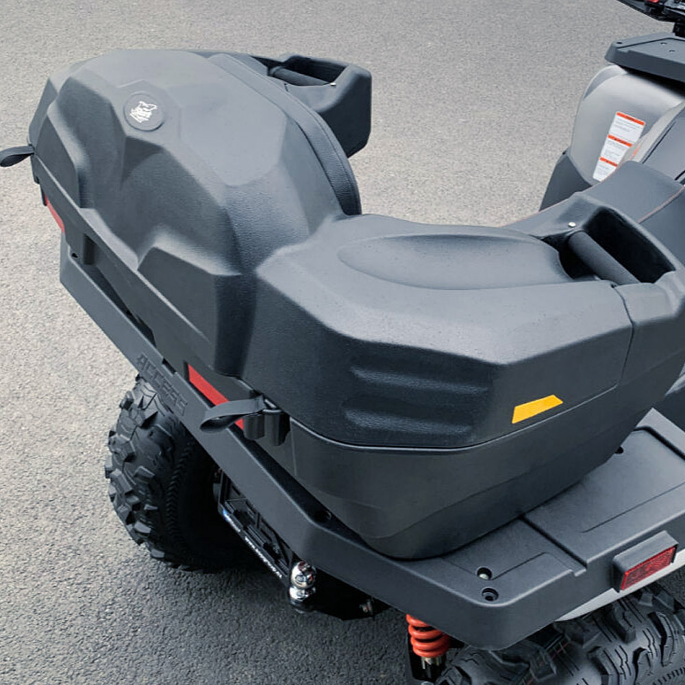 Bakbox ATV med sits 75L – SHARK AX75 Touring, Allroundbox, passar de flesta fyrhjulingar  3